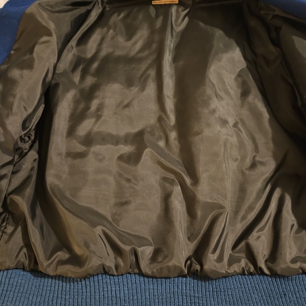 Pendleton Navy And Beige Patterned Zip-Up Wool Ja… - image 7